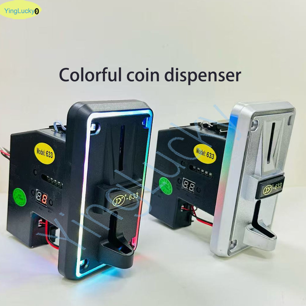 Coin Acceptor Selector - Красочный светодиодный мульти-уцептор монет Селектор монет