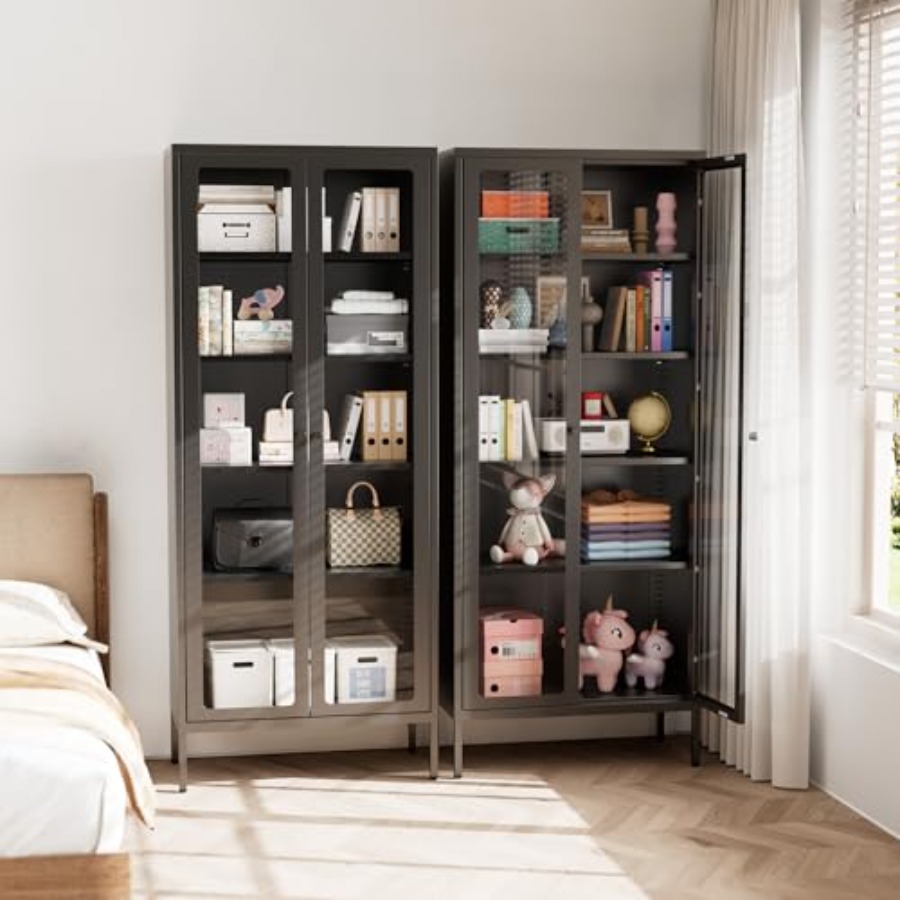 Glass Cabinet Display - Металлический демонстрационный шкаф 67 с стеклянными