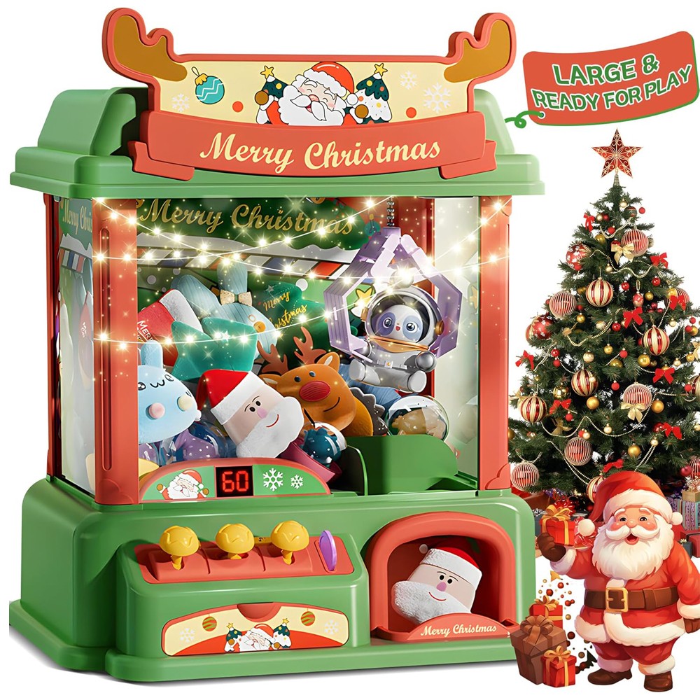 Рождественский автомат коготь  – обзор и цена Arcade Toy Claw Vending Machine