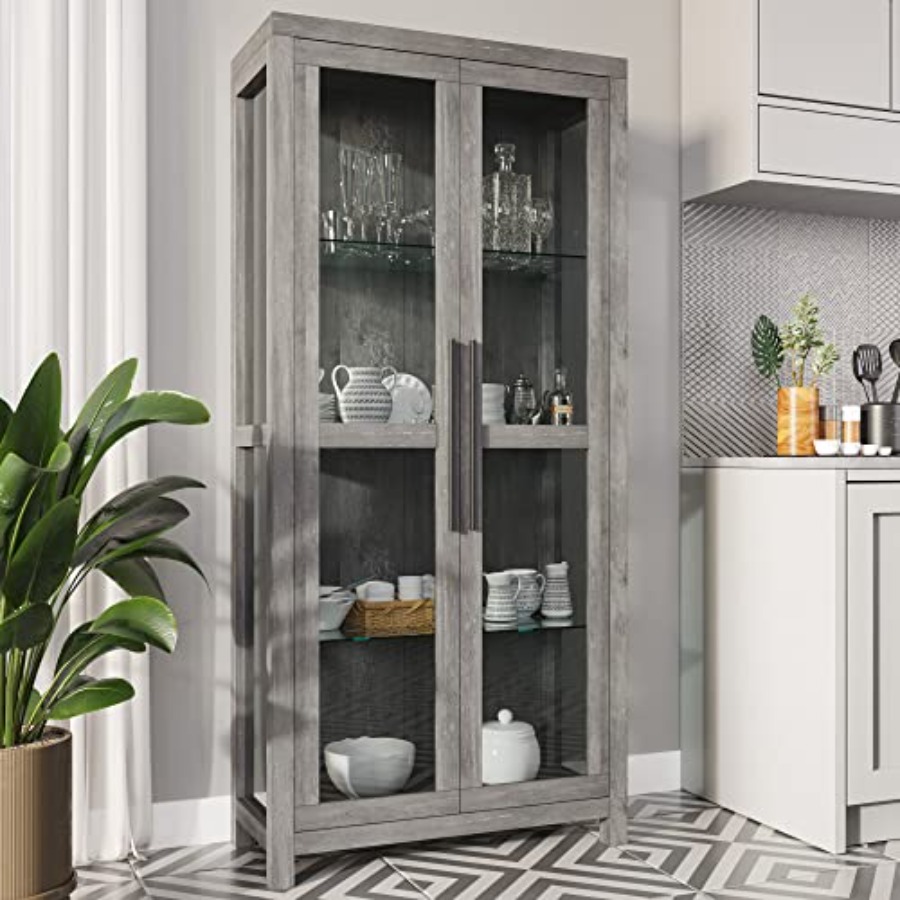 68 Стеклянный шкаф-витрина Ava – обзор и цена Glass Cabinet Display