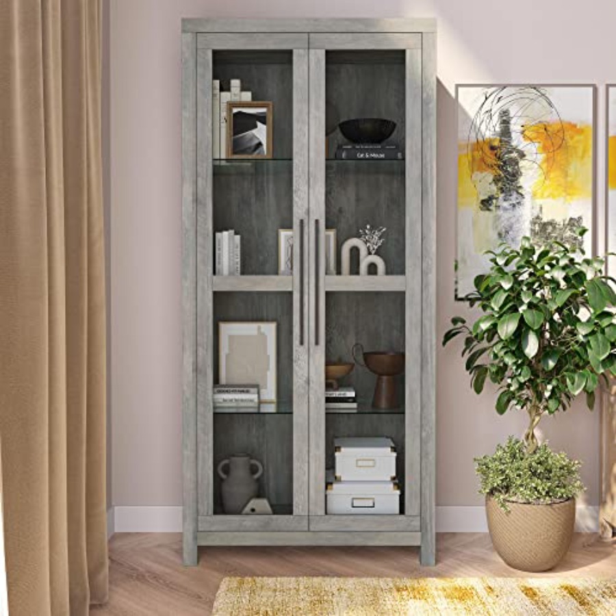 68 Стеклянный шкаф-витрина Ava – обзор и цена Glass Cabinet Display