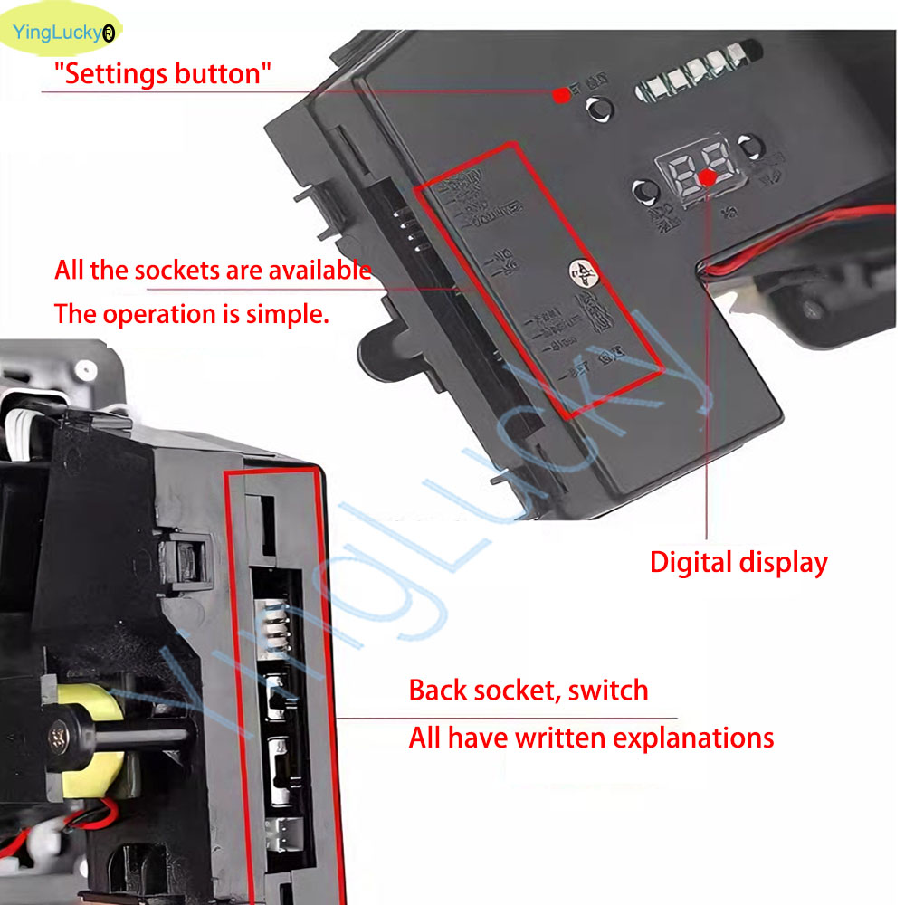 Красочный светодиодный мульти- – обзор и цена Coin Acceptor Selector