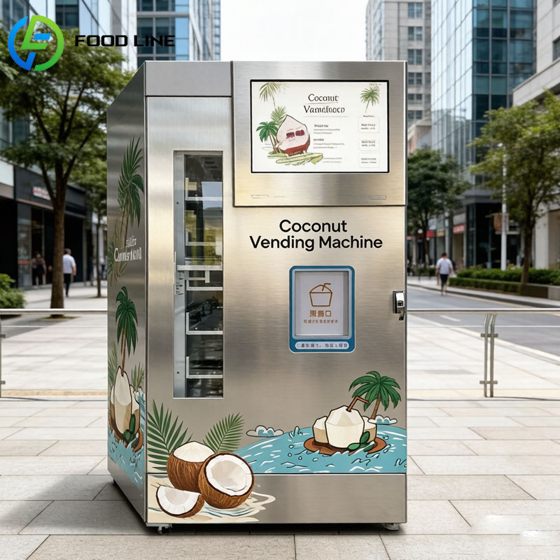 Автомат для продажи свежих кок – обзор и цена Open Vending Machine