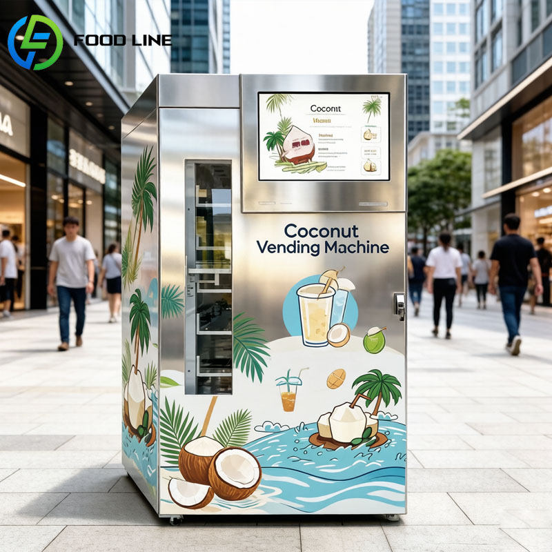 Автомат для продажи свежих кок – обзор и цена Open Vending Machine