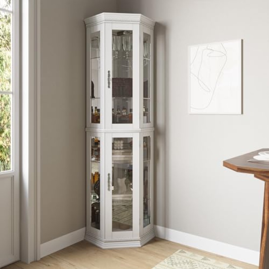 Освещённый трехсторонний стекл – обзор и цена Glass Cabinet Display